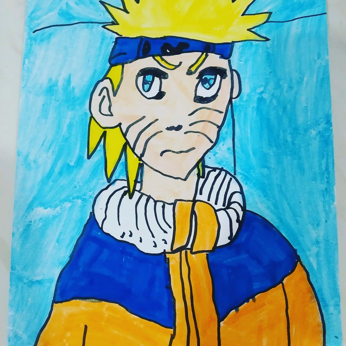 COMO DESENHAR O NARUTO UZUMAKI 