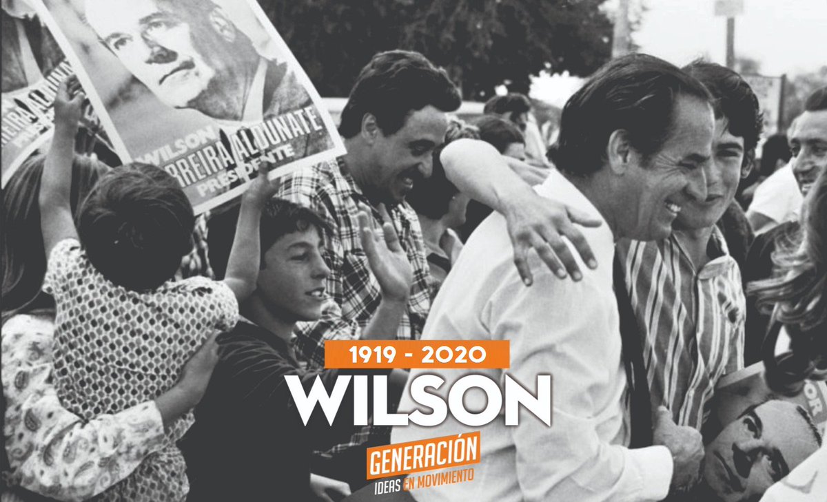 GENERACION_uy's tweet photo. A 101 años de su nacimiento, sigue siendo guía del pensamiento de las nuevas generaciones. Sus ideales son nuestro horizonte. ¡Viva Wilson! https://t.co/zEczpJHCTy