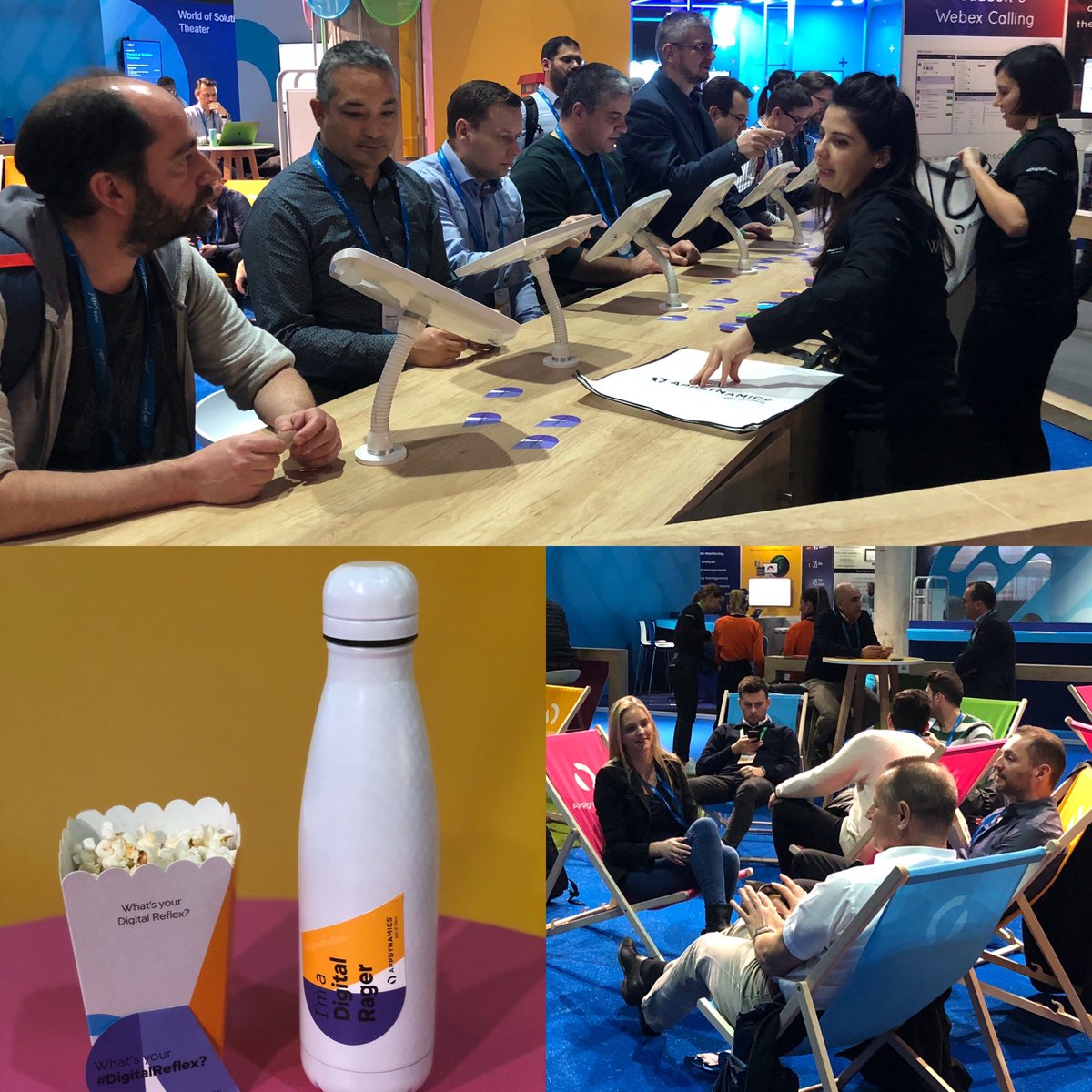 angiemistretta's tweet photo. At #CLEUR? Stop by the @AppDynamics lounge &amp; find out what your #digitalreflex is, I am a #digitalrager! https://t.co/HDXU6Y0TAi
