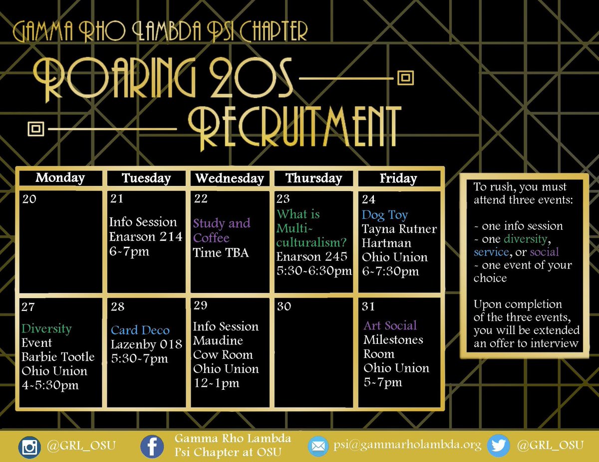 grl_osu's tweet photo. Thinking about joining GRL but haven't been to a recruitment event yet? It's not too late! There are still three events left including a Card Decorating Service event today in Lazenby 018 from 5:30-7pm! https://t.co/WW5brMo5iu