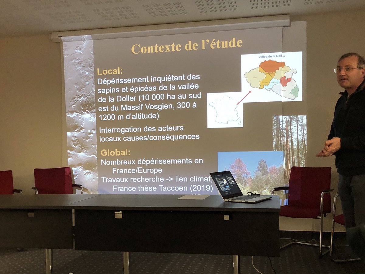 Psdr4A's tweet photo. Comprendre les causes de la mortalité des sapins vosgiens: présentation de Christian piedallu https://t.co/Uc1Rfg85Wg