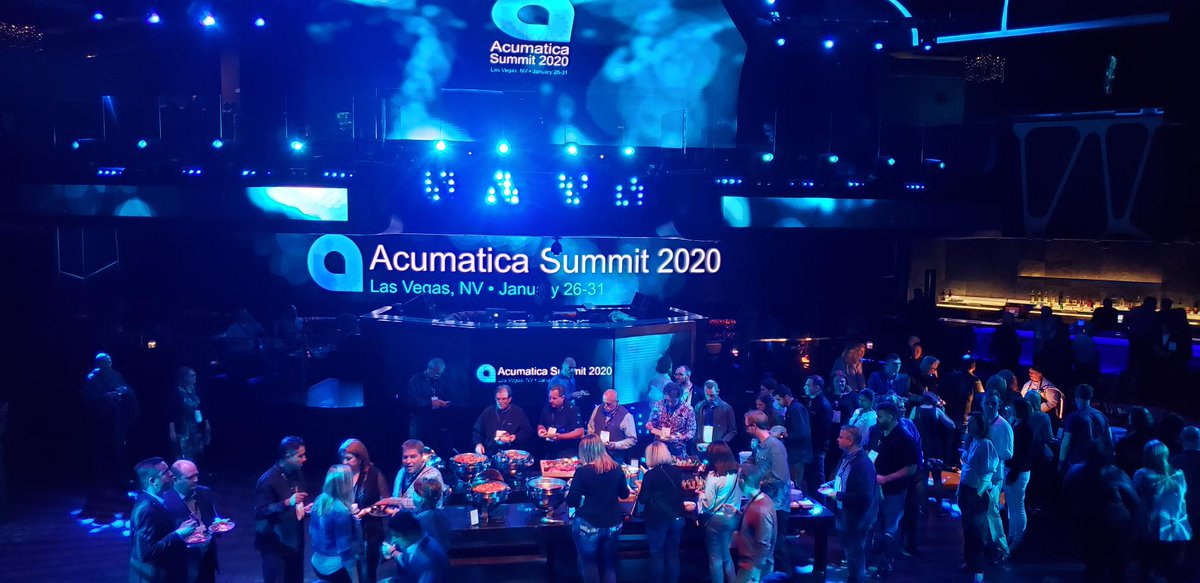 AlgorithmInc's tweet photo. What a party last night! 🥂Like really - how cool was this? We hung out at the uber swanky @HakkasanLV. @Acumatica keeps turning it up a notch. So proud to be a #goldchannelpartner🕺 https://t.co/eypDIp5x4V