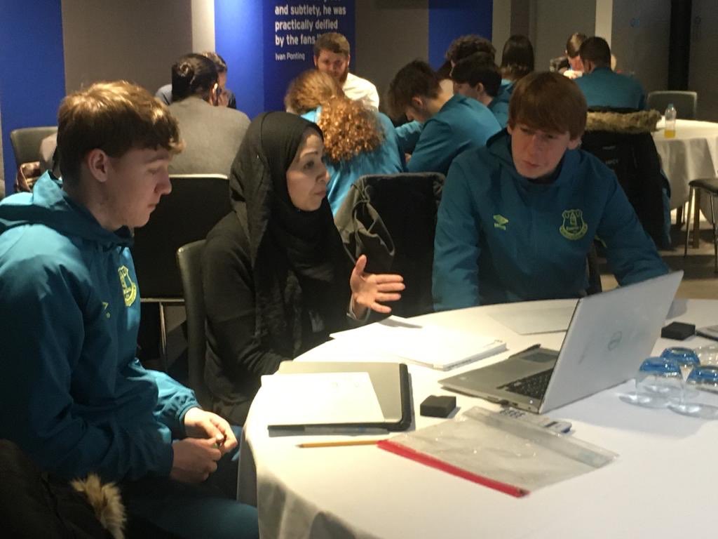 EvertonSchool's tweet photo. Everton Free School and Football College students smashing Maths at the Hope Challenge! #mathsblast @HopeUniversity https://t.co/uiZzFvzfTZ