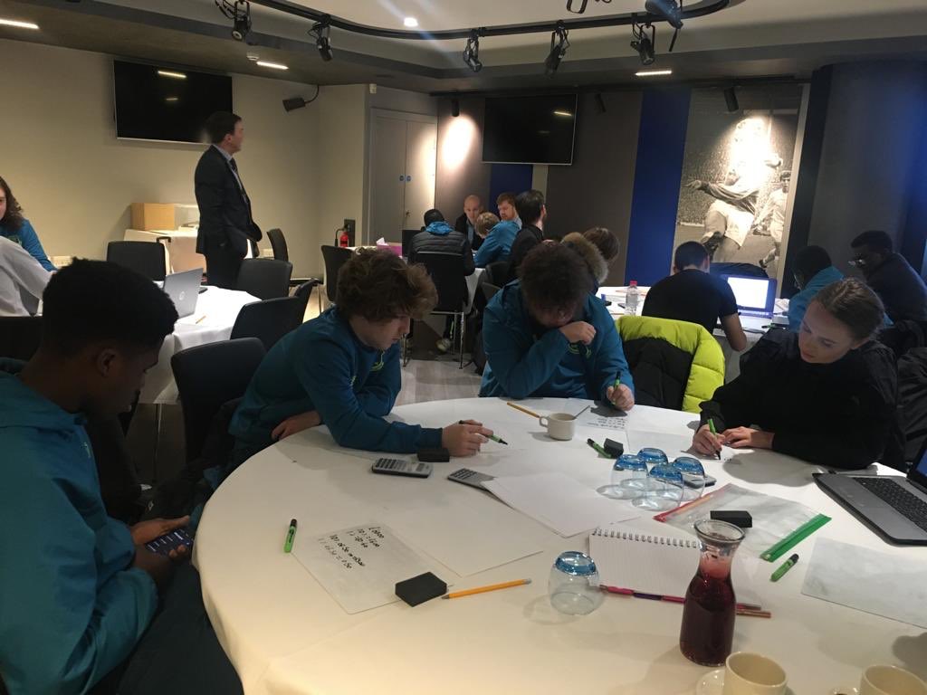 EvertonSchool's tweet photo. Everton Free School and Football College students smashing Maths at the Hope Challenge! #mathsblast @HopeUniversity https://t.co/uiZzFvzfTZ