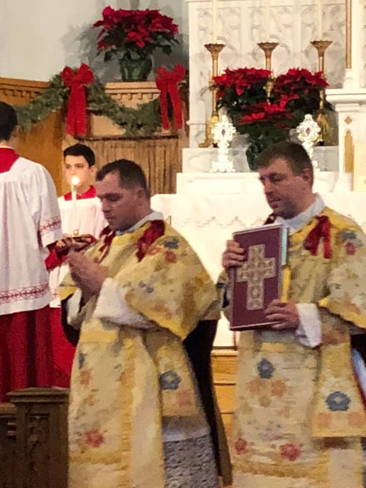 FSSP_Nashua's tweet photo. Today we pray for today’s FSSP intention, Fr. Liebert (left). https://t.co/LJz3pmv7Db