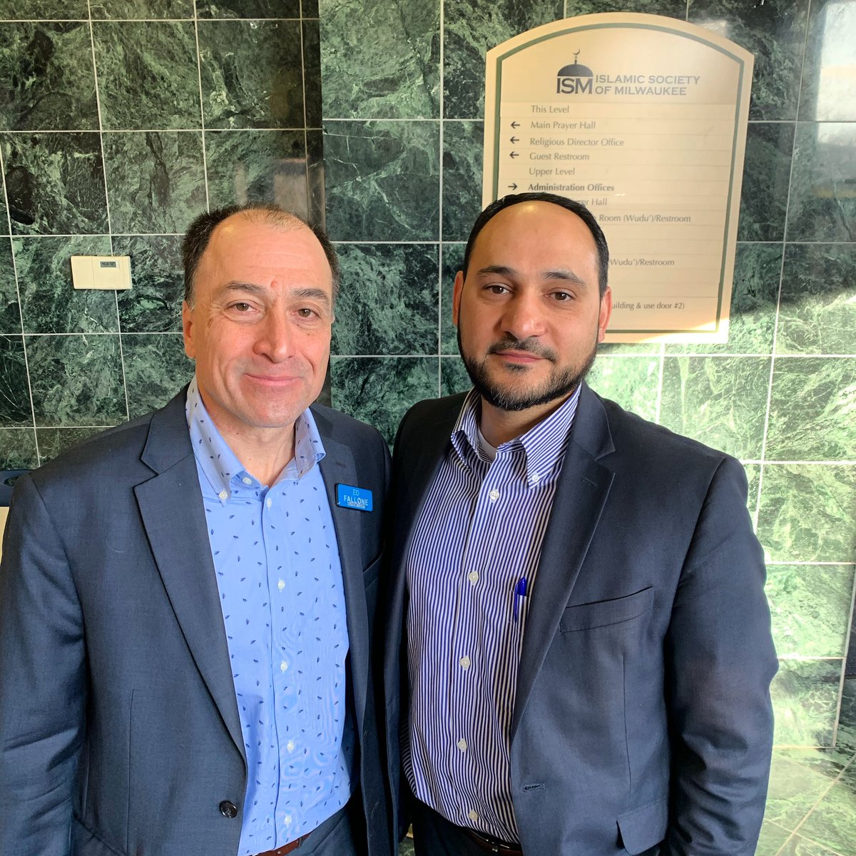 Fallone4Justice's tweet photo. With the help of a former Marquette alum, I was able to attend the mid-day prayer at the Islamic Society of Milwaukee. Thank you attorney Munjed Ahmad!
#diversity #makehistory
#FallonesTheOne #VoteFallone #experience #community #integrity #falloneforjustice #FalloneForAll https://t.co/3UFtgmZkwT