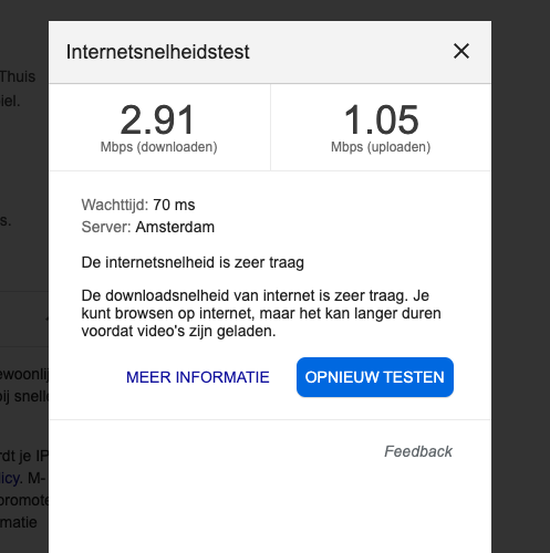 m_michielsen's tweet photo. Fijn #KPN, @KPN: als ik betaal voor 100/100 wil ik niet dit: https://t.co/Qs7yXn6rV7