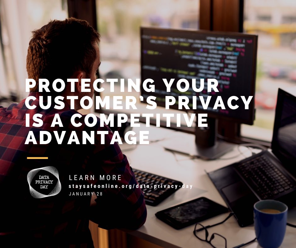 RobBizServ's tweet image. Privacy is everyone&apos;s business. If you collect it, protect it. #PrivacyAware staysafeonline.org/data-privacy-d…
#dataprivacyday