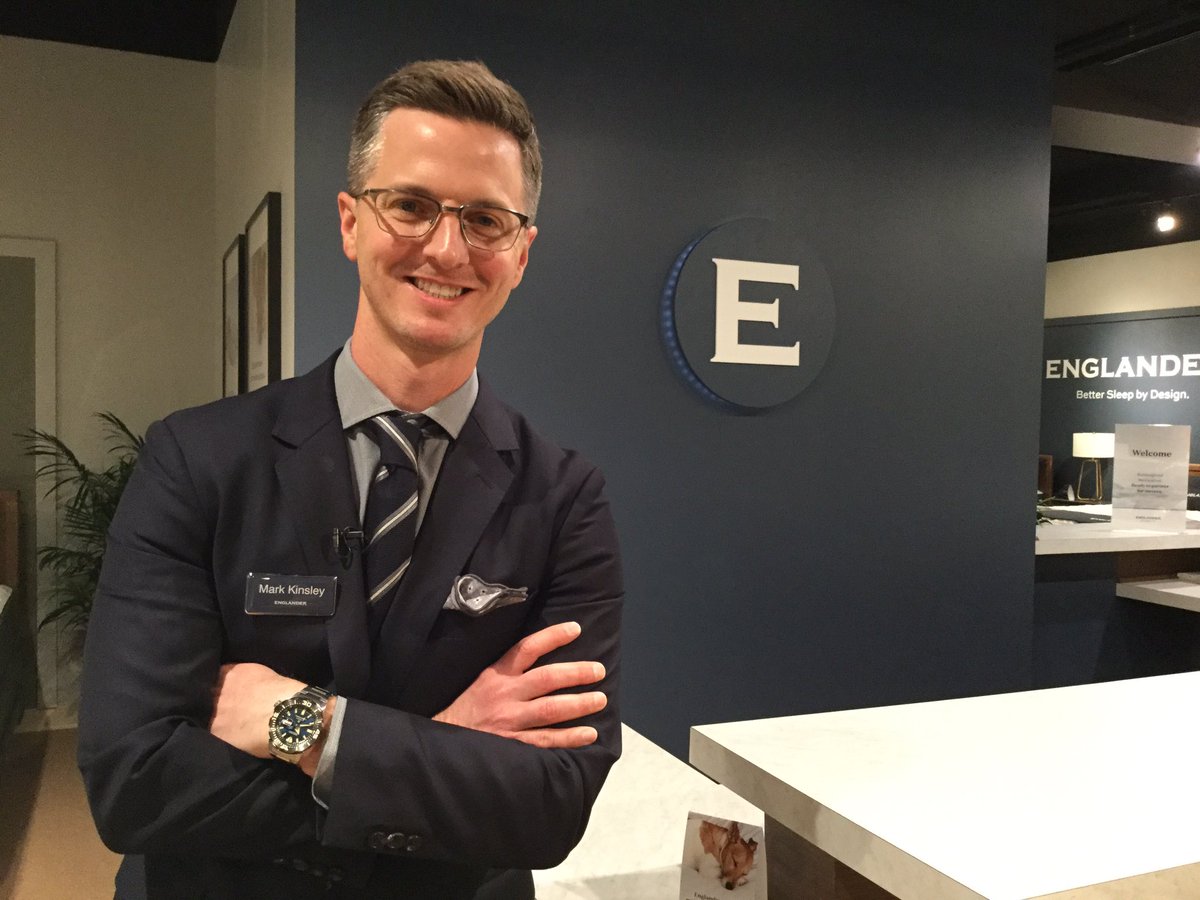 DT_Perry's tweet photo. I love the new Englander showroom, with fresh graphics and a nice new national line. Well done, Mark Kinsley!
@FurnitureToday @englander @LasVegasMarket @lvmkt https://t.co/kE1aewwBRd