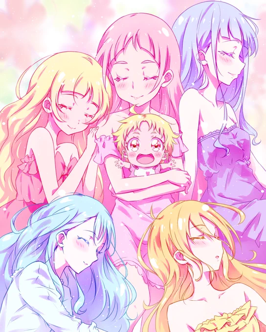 #画力ビフォーアフター
なンとなくタイミング的に、各シリーズの最終話に合わせて描いた完結記念イラストで比較。ツール上での表現力の幅は増えたかもだけど、画力はあまり変わってない気がする。
#precure
#プリアラ #ハグプリ #スタプリ 