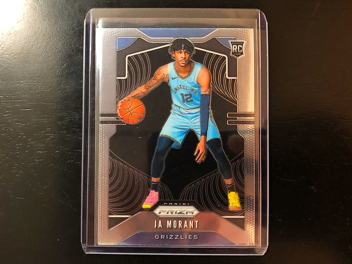 WatchTheBreaks's tweet image. RT &amp;amp; Follow to enter to win this Ja Morant Prizm Rookie Card! 

...I only wish I had a Silver to giveaway.  Maybe next time?? #TheHobby #Collect