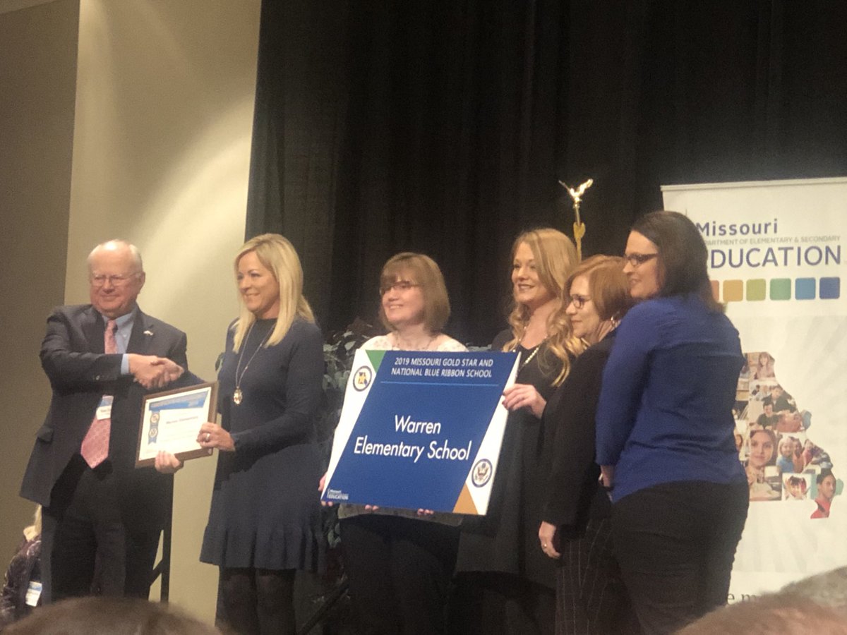 Congrats to Warren Elementary in the Francis Howell School District as they are honored at the Powerful Learning Conference for earning Blue Ribbon School status. #francishowell#edplus#stlrpdc