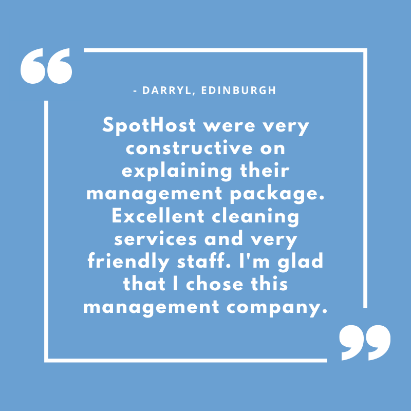 As always, we love hearing back from our happy #superhosts ⭐️⭐️⭐️⭐️⭐️⁠
⁠.
.⁠
🔹𝙏𝙧𝙪𝙨𝙩 𝙩𝙝𝙚 𝙃𝙚𝙧𝙤𝙚𝙨 𝙤𝙛 𝙃𝙤𝙨𝙩𝙞𝙣𝙜 🔹⁠
⁠.
.
Spothost.co.uk
.⁠
.⁠
.⁠
.⁠
#airbnbhosts #airbnbhomes #airbnbtips  #airbnboftheday #edinburgh #glasgow #glasgowcity