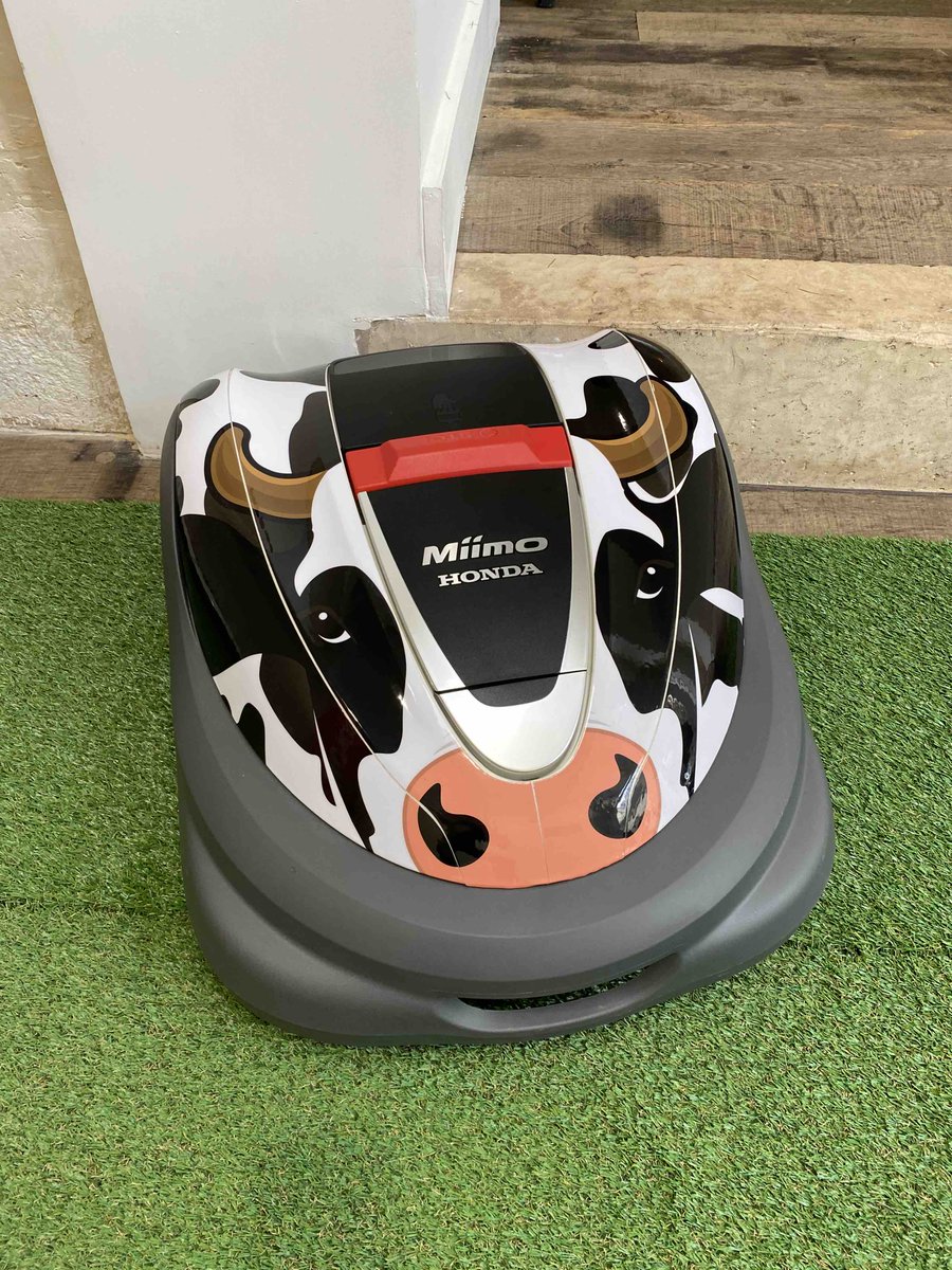 HondaFrancePR's tweet photo. Atelier terrarium avec #studiocandy, présentation de la « petite » Miimo pour les surfaces de 400m2 par nos collaboratrices Honda et rencontre avec une vache déguisée en Miimo 🐮 @Alurecom
#honda #meuh #powerofdreams #jardin #hondapowerproducts #tondeuse #gazon #miimo https://t.co/7dCAYEqyyV