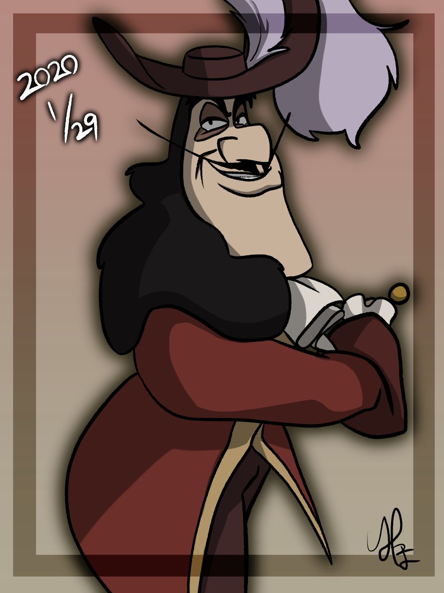 Miho 年最初のフック船長の日 ディズニー フック船長 Disney Captainhook Disneyfanart T Co Simff7ivap