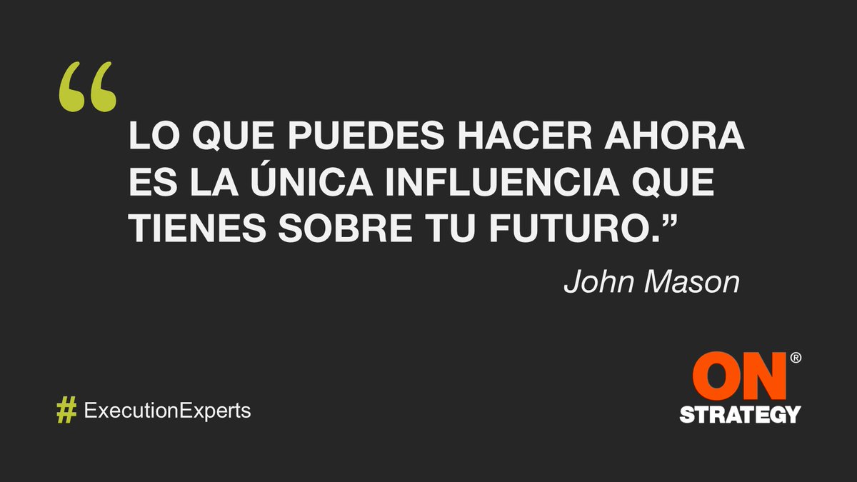 on_strategy's tweet image. #ExecutionExperts #FrasesON