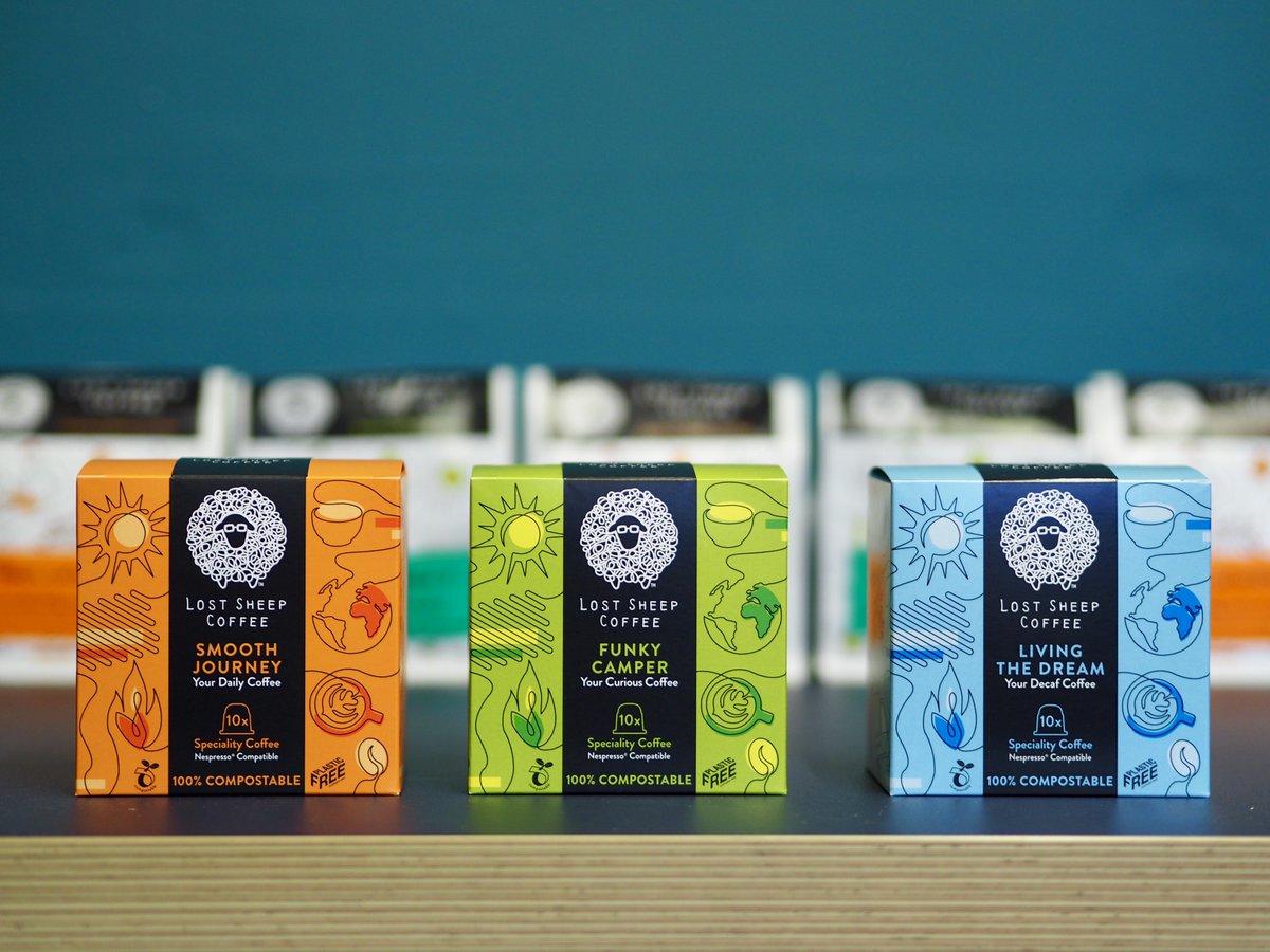 Speciality Coffee beans and 100% Compostable Capsules that are also plastic free! Don't settle for anything less, go for the best! ow.ly/OYNS30qcVX1