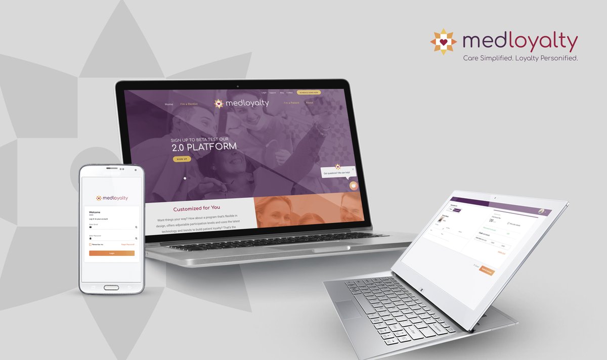 MedLoyalty's tweet photo. Ready for change? Want to implement a subscription-based dentistry program? Get ready for @MedLoyalty’s 2.0 platform with more benefits and new ease of use. Sign up today to test it, for free! And you get entered for a chance to win an Amazon gift card! 
https://t.co/DRbYzpxzfl https://t.co/yy7vj61HAl