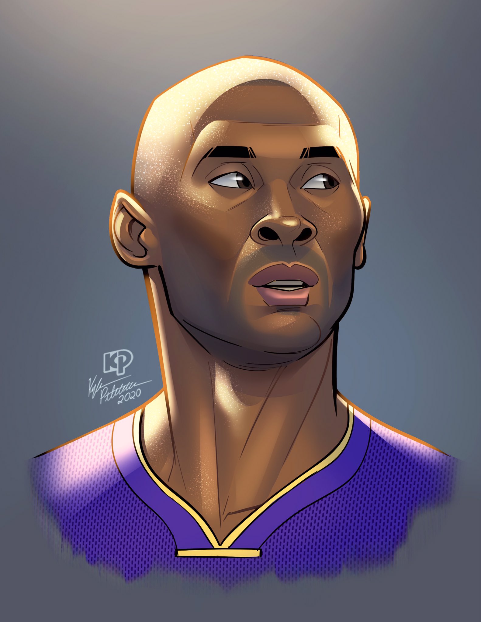 Kyle Petchock Art on X: Was shocked to hear of Kobe Bryant's sudden  passing the other day, so here's my tribute piece to the legend himself,  RIP Kobe 🙏😢 #kobebryant #kobe #basketball #