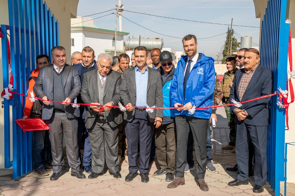 Solumsmoen's tweet photo. Today we officially opened Qushtapa Park, rehabilitated by @UNHCRIraq together with the KRG and local mayor. Qushtapa generously hosts a camp for @Refugees and thousands of IDPs. Excited to give back to a community which has opened its doors to those forced to flee their homes! https://t.co/kAXgDpKGU3