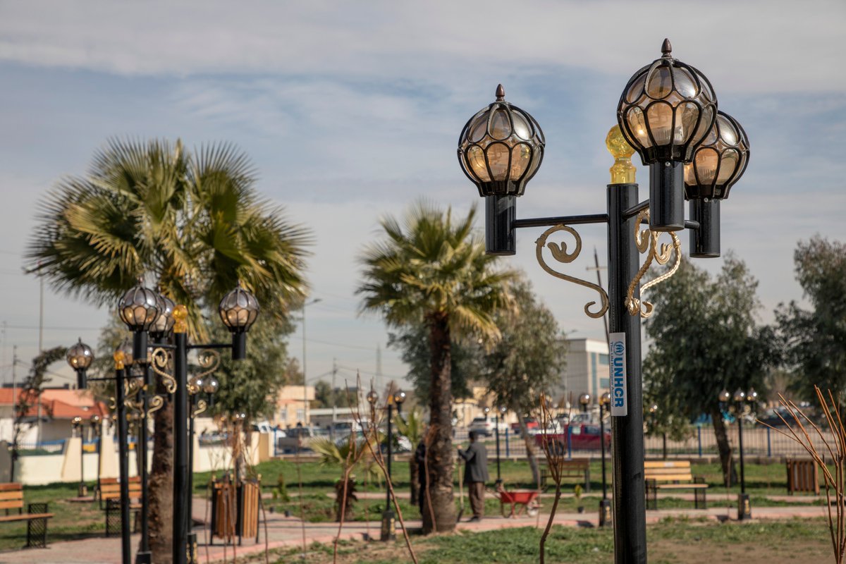 Solumsmoen's tweet photo. Today we officially opened Qushtapa Park, rehabilitated by @UNHCRIraq together with the KRG and local mayor. Qushtapa generously hosts a camp for @Refugees and thousands of IDPs. Excited to give back to a community which has opened its doors to those forced to flee their homes! https://t.co/kAXgDpKGU3