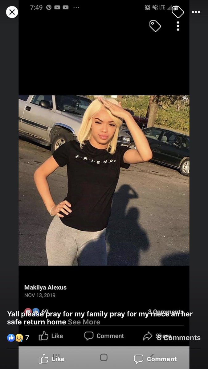 A44Bette's tweet photo. If anyone has seen my niece please lmk!! https://t.co/NwXcmFetZw
