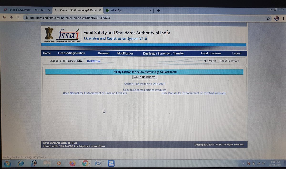 bk_wala's tweet photo. @_DigitalIndia के दौर में @fssaiindia की वेबसाइट पिछले 2 साल से ऐसे चलती है जैसे नई नवेली दुल्हन चलती है । जिला स्तर से ले कर केंद्रीय स्तर तक शिकायत की गई, परंतु कुछ समाधान नही हुआ ।
@rsprasad @PMOIndia @PMOIndia @AmitShah @AmitShahOffice @NICMeity @ceo_fssai @GoI_MeitY https://t.co/vrFfZLp1TV