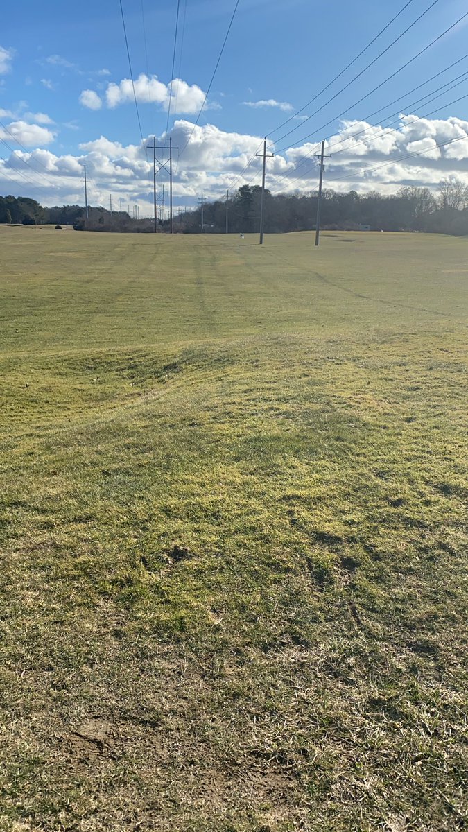 MyMorningUndies's tweet photo. Only one on the course, spraying seeds @DfsOpen #prepmakesperfect https://t.co/y6xsIc9tkT