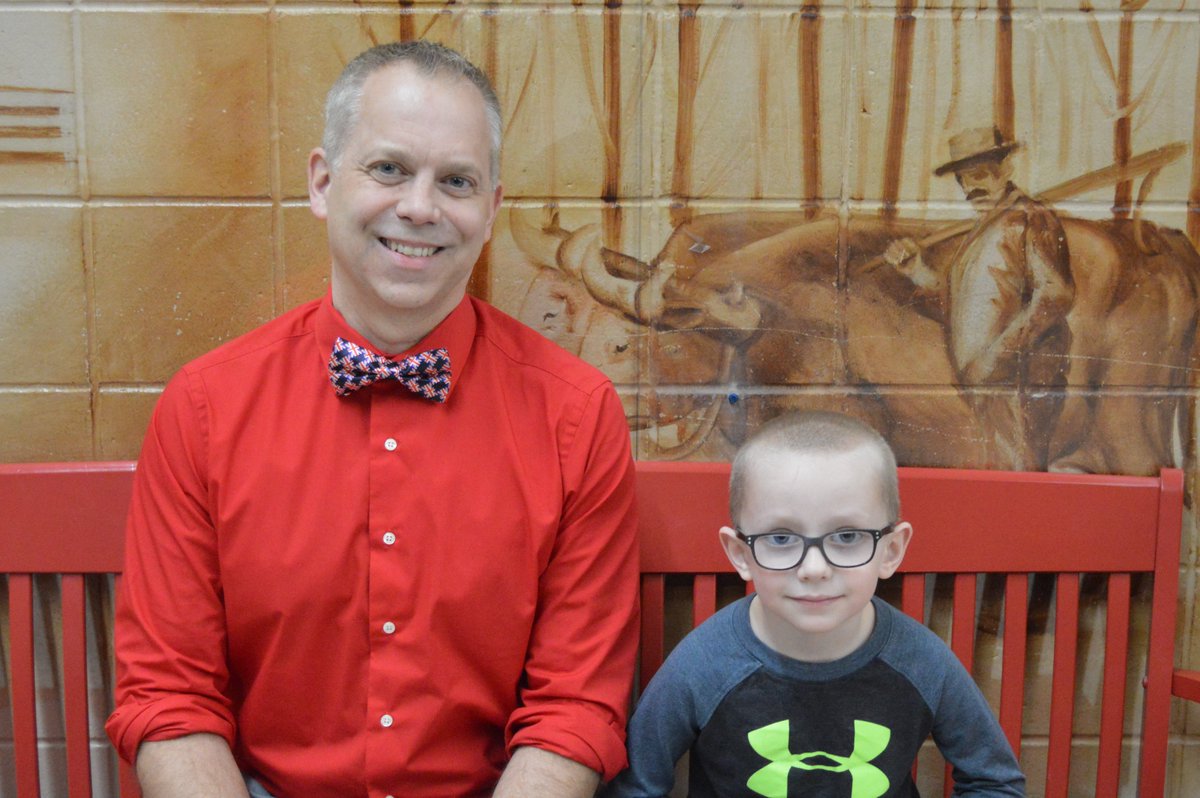 It's another Paw Pride Bow Tie Tuesday, and this week's tie was picked out by kindergartner Brett Kinkaid.  Brett got his name in the drawing for showing respect for others. Brett picked out the Union Jack tie! Great job, Brett! #gocigo