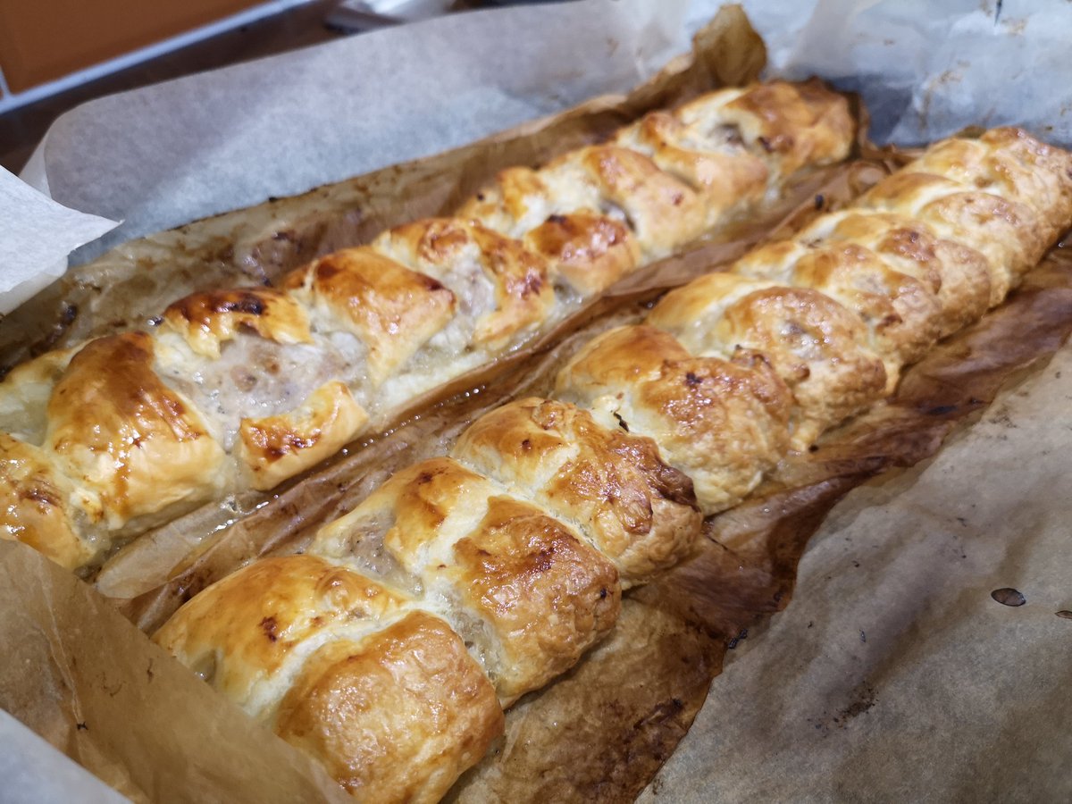 NHC_Merchants's tweet photo. Homemade sausage rolls in today's baking group, fresh out the oven. Gregg who? #baking  #cookingfromscratch #madefromscratch #homemade #mentalhealth #OccupationalTherapy https://t.co/Okeq3resNy