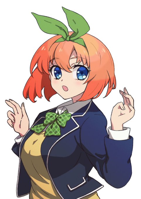 そまそ太郎さんがTwitterに投稿した中野四葉(五等分の花嫁)のイラスト。