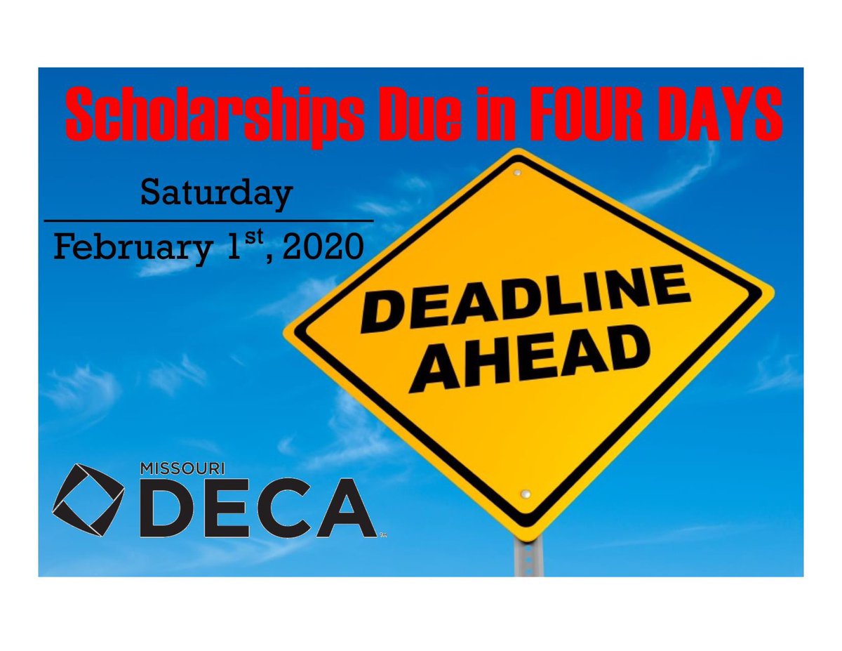 Heads Up - this is the LAST week to apply