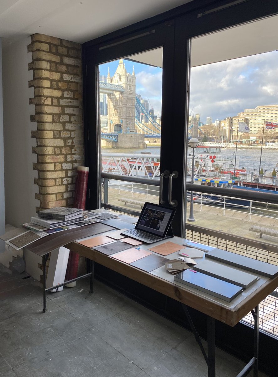 rubicon_ltd's tweet photo. Our Designer Sophie is up at #Butlerswharf again today not only checking in on the progress, but also with the client going through their finishes.

#workplacedesign #partitions #exposedceilings #clientmeeting #finishes #loveconstruction https://t.co/SLBnPBl3Mm