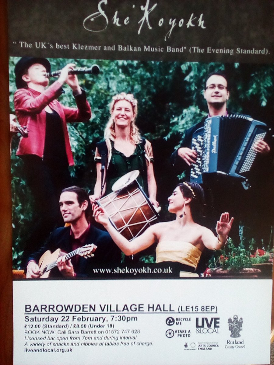Not to be missed! Barrowden Village Hall SATURDAY 22nd February 7.30pm <a href="/BarrowdenPub/">Exeter Arms Barrowden</a> <a href="/north_luffenham/">North Luffenham</a> <a href="/Harringworth/">Harringworth Village</a> <a href="/barrowdenshop/">Barrowden Shop</a> <a href="/BarrowdenCC/">Wakerley&BarrowdenCC</a> @BrownCllr <a href="/RutSocialMedia/">Rutland Social Media</a> <a href="/SLVH_Rutland/">south luffenham village hall</a> <a href="/DiscoverRutland/">Discover Rutland</a> @