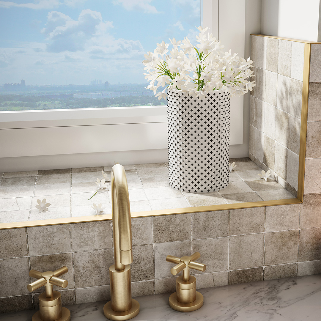 Tile Rite On Twitter Give Your Tiles The Finish They Deserve With Our New Contemporary Range Brushed Gold Effect L Shape Tile Edge Https T Co Tfgjavpr9j Floortiles Walltiles Wall Tiles Porcelain Kitchen Floors Homedecor Tile