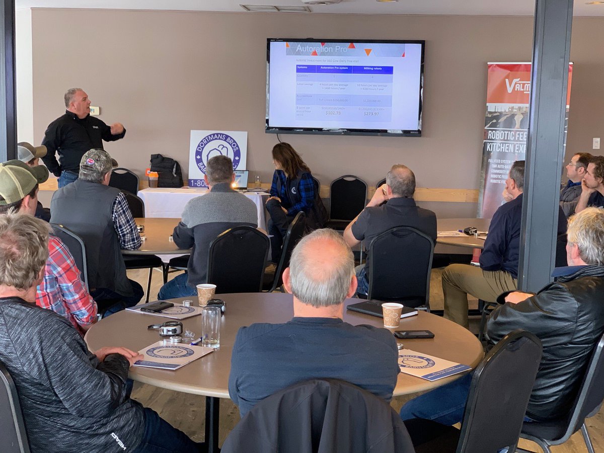 DortmansB's tweet photo. Thank you to all who attended and participated in our Producer Seminar to learn about the latest innovation for Equipment Automation Systems. A special BIG THANK YOU to our producer panel participants. @ValmetalInc #valmetal https://t.co/nUS4j6JJdb