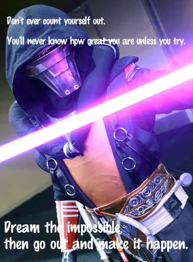 TheCyberelf's tweet photo. Helllloooo Twitterverse!

There is a difference between knowing the path and walking it.

You must believe. 

Be a Revanite 
Be positive 
Stay awesome!

May the Force be with you and serve you well. 
#StarWars #Swtor #Revan #IamRevan #swtorfamily #Revanite https://t.co/PIFVNvkgk9