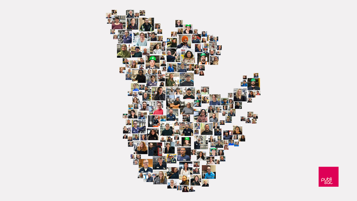 monpublisac's tweet photo. Il y a du vrai monde derrière le Publisac, et des milliers d'emplois au Québec. 👫👭👫 #MonPublisac https://t.co/BNM7SgAca0