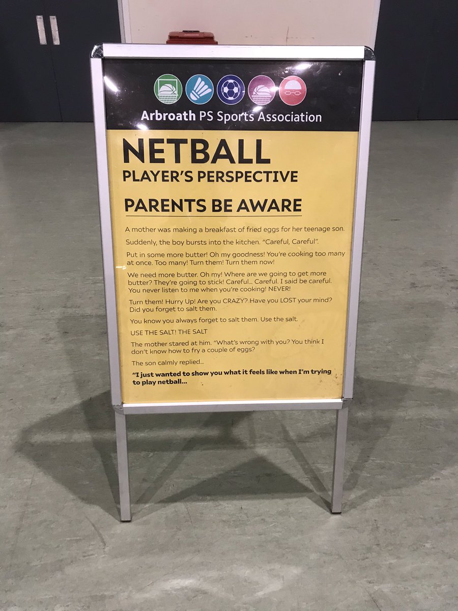 ActiveSchAngus's tweet photo. Arbroath League Netball again tonight! #newsigns #positiveparentswelcome #respectourplayers #respectourgame https://t.co/PlJZKhVYmz