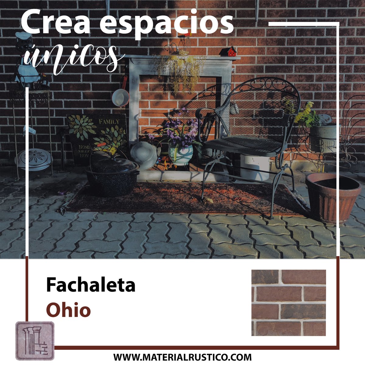 materialrustico's tweet image. Innova tu hogar o negocio con nuestras fachaletas de barro, ¡Tenemos más de 40 modelos diferentes! 🤗🏡

Elige tu favorita en 👉materialrustico.com/wp/fachaleta/