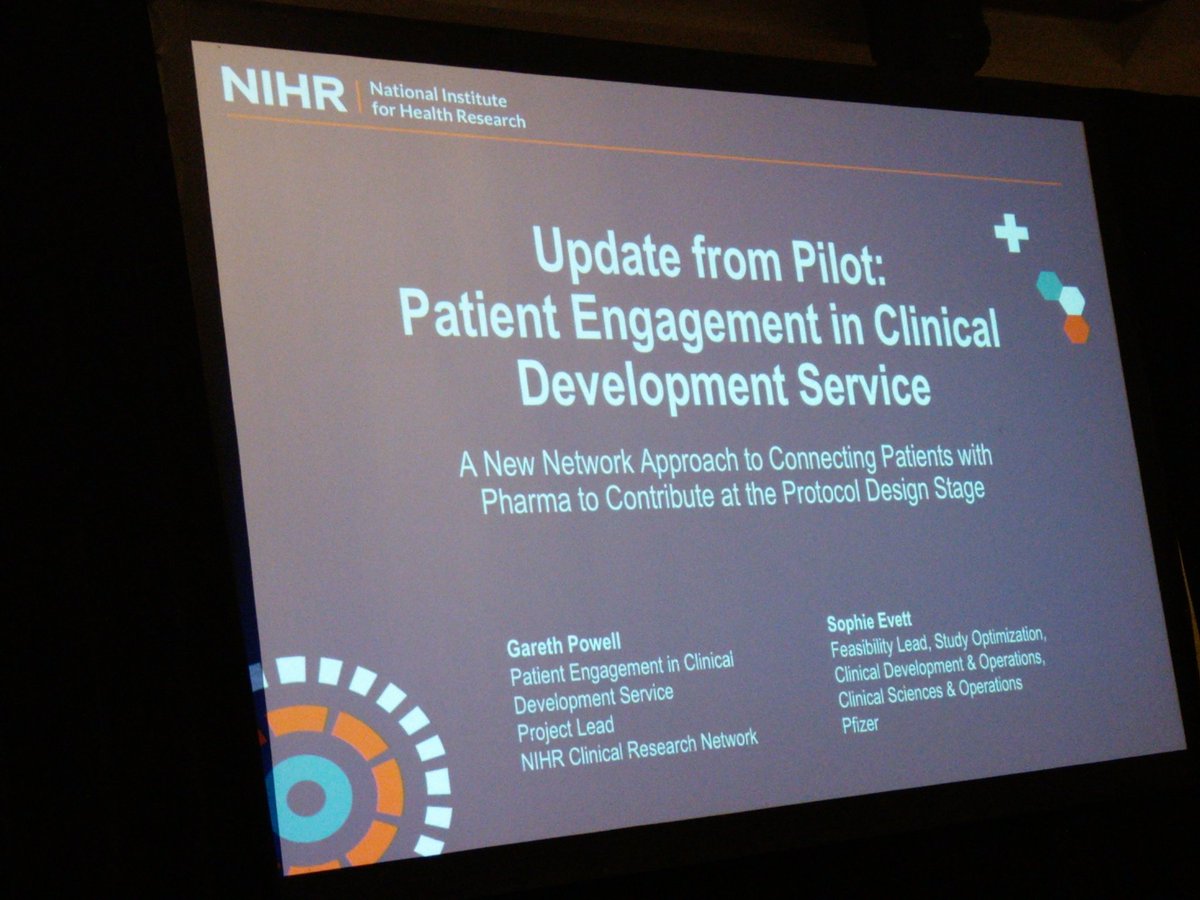 Ataxia_aware's tweet photo. On stage @ConferenceForum
Sophie Evett, @pfizer and Gareth Powell, @NIHRSSCR , describe how they've implemented a Pilot Study on a New Network Approach to Connect Patients with Pharma to Contribute at the Protocol Design Stage. #PatientsEU2020 https://t.co/V3n3Sot0kU