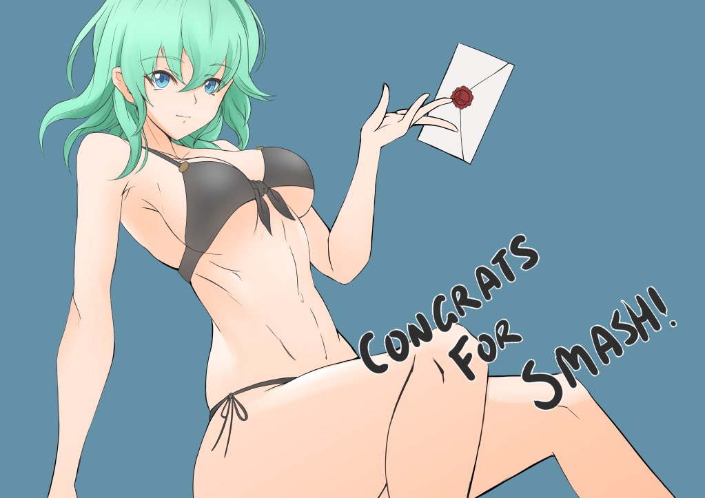_deeKei's tweet photo. Byleth Smash Scribble in Bikini because I am very lazy Congrats 🥳 https://t.co/1Qbj0pyiJY
