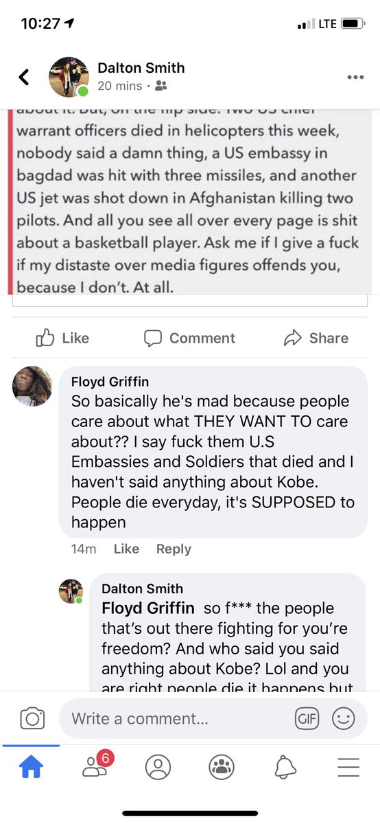 AlexisLeigha's tweet photo. I was today years old when I realized that my brother lives day to day not knowing whether his life will be taken to defend and protect ignorant people like this. https://t.co/tsxGcbIW1U