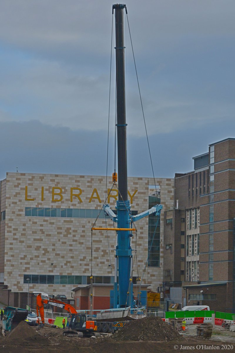 jamesohanlon49's tweet photo. Section of the spiral walkway being removed from the Churchill Way Flyover.  @lpoolcouncil @Sarens @evansdemolition #corecut #churchillwayflyover https://t.co/g8luQW00Sc