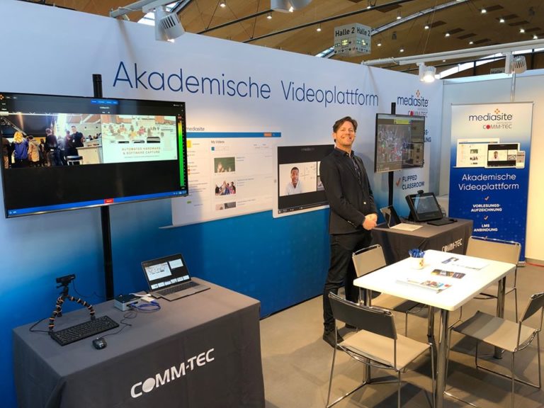 Mediasite's tweet photo. Mediasite Exhibits at LEARNTEC 2020 in Germany – Come Say ‘Hi’! @commtec_de, @goetheuni
#edtech #mediasite #digitallearning #bildung #learntech2020 https://t.co/V5sspS0BL3 https://t.co/AhaTBM1jLj