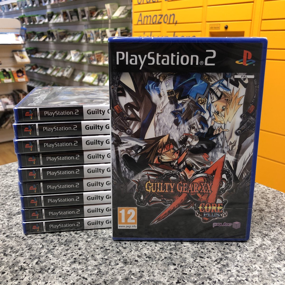 BASEO_Southend's tweet photo. It’s not every day you see a sealed PS2 game, let alone 10! Grab your copy of Guilty Gear XX Accent Core Plus before they’re all gone! https://t.co/Kbpt2xN96W
