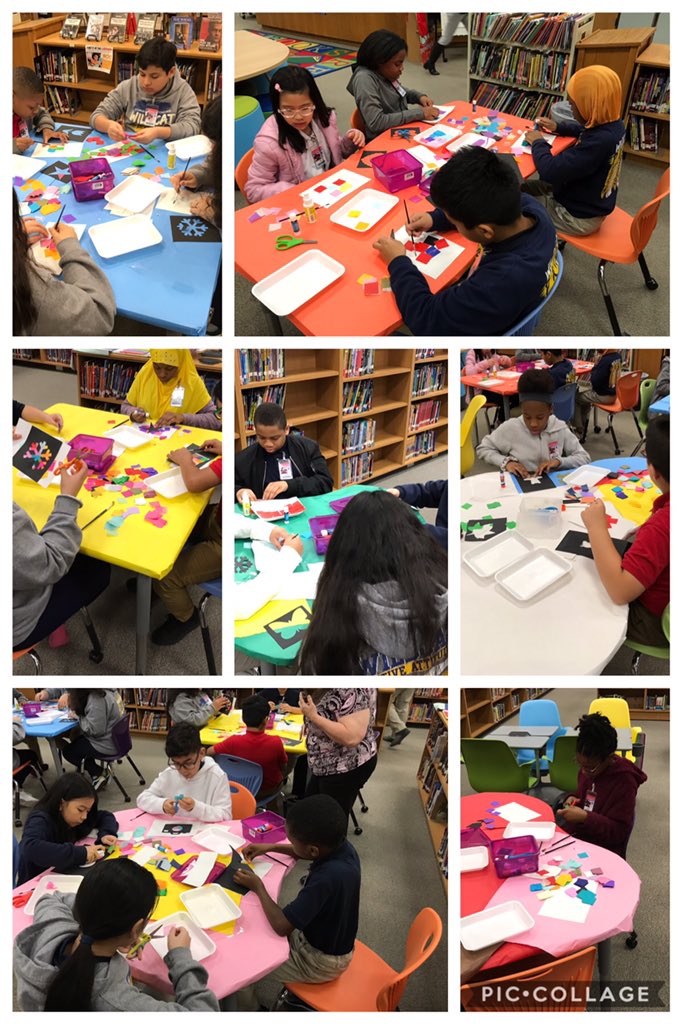 YBLiteracy's tweet photo. Art for All Markerspace in the library as an end of unit ELA project for 5th grade. #makerspace #artforall @YBLiteracy @YgbInt @Alief_Libraries https://t.co/aPaiiD1jqG