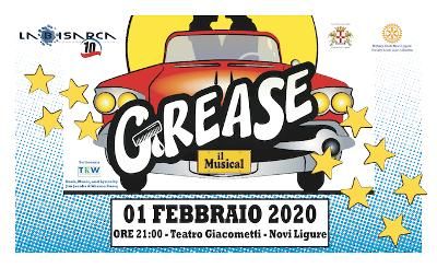 ClappitCom's tweet image. Una storia d’amore che nasce nelle “sere d’estate”, canzoni indimenticabili e coreografie travolgenti. #Grease ti aspetta a #NoviLigure Sabato 1 febbraio!
L'incasso sarà devoluto ai #RotaryClub per offrire alla comunità due strumenti di prevenzione.
buff.ly/3898NqY