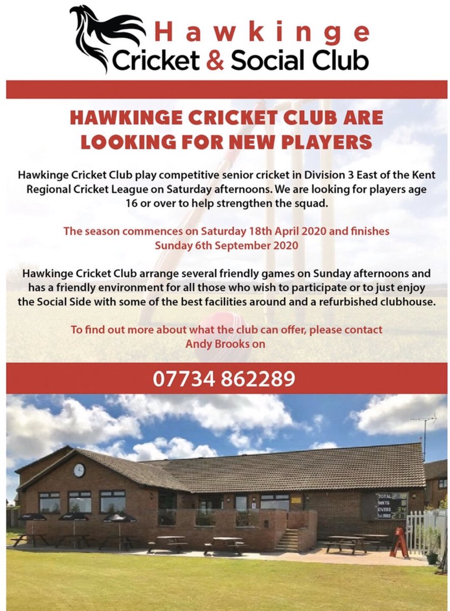 Hawkinge Cricketclub tweet media