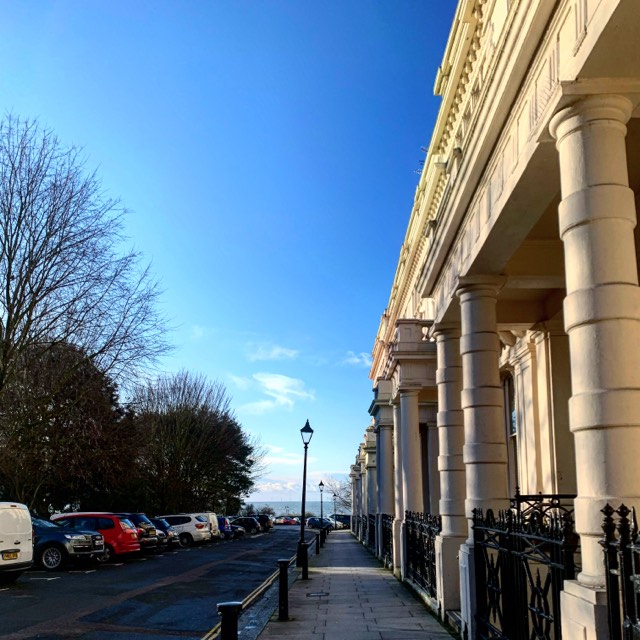 Beautiful blue skies in Brighton today 💙 #TuesdayMotivation